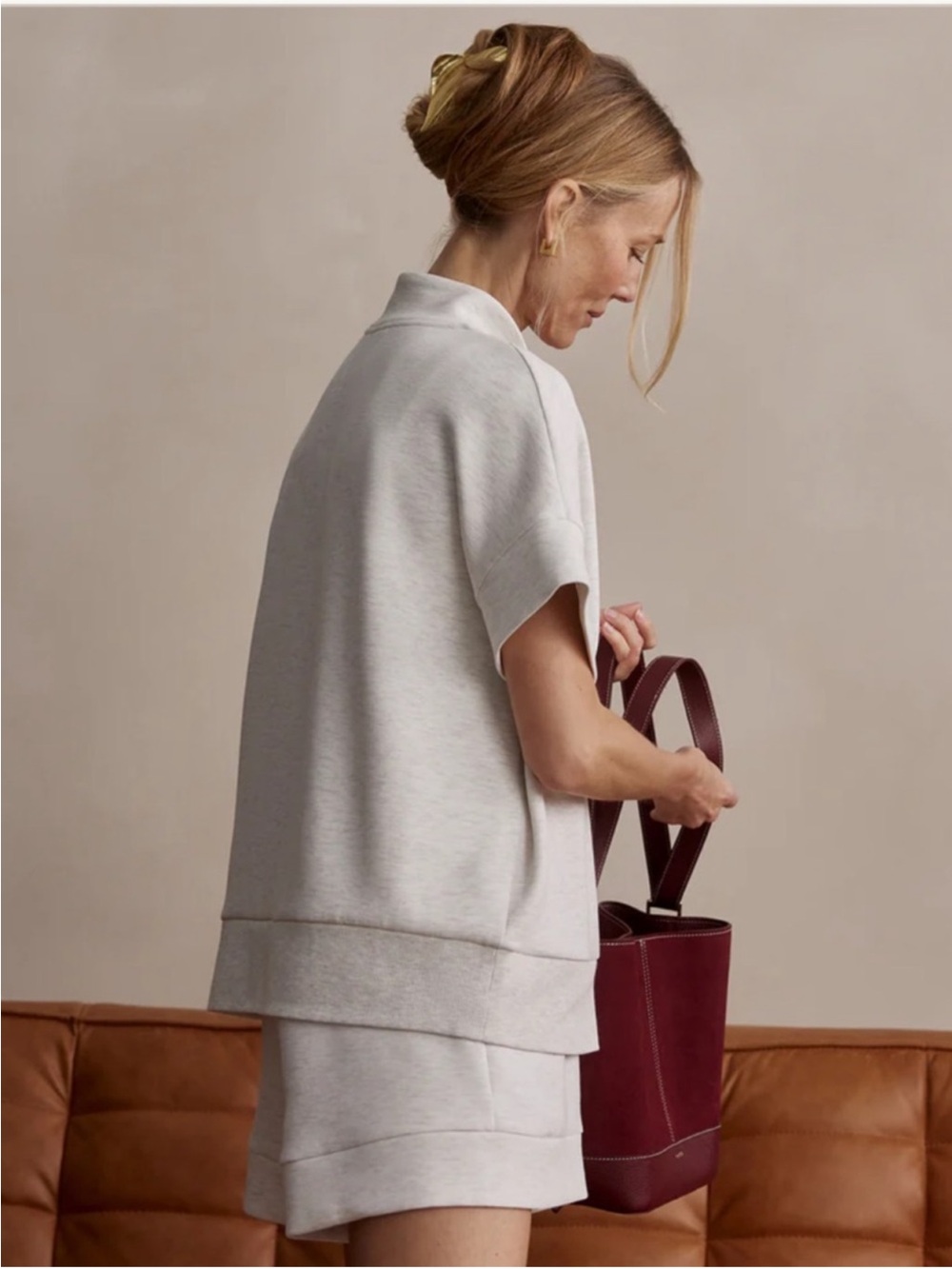VARLEY Ritchie Short Sleeve Sweatshirt - Picture 12 of 13